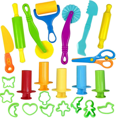 Yiklucg Unleash Creativity with 24 Pcs Play Dough Tools Sets Dough Accessories.Ideal as