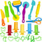 Yiklucg Unleash Creativity with 24 Pcs Play Dough Tools Sets Dough Accessories.Ideal as
