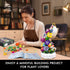 571PCS Set 6+ HOGOKIDS Flowers Music Box Building Block Kit with Light- Valentines Day Gifts Decoration Rotating Music