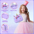 Set 3-12 Kids Nail Polish for Girls, Non-Toxic All-in-One Nail Art Kit with Nail Dryer and Peelable Nail Polish, Ideal