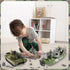 Set: 5 3-5 deAO Military Vehicles Toy Combat Boat, Helicopter, Tank Toy with Army Men Figures, Accessories - Great Army