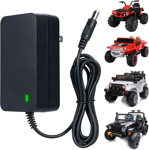 24V Battery Charger for Ride on Toys - Best Choice Products SUV Powered Accessories, 24 Volt Kids Battery Charger with