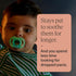Tommee Set, 2 2 6-18 Pack 4 Tippee Stay Put Pacifier Contains Ultra-Light StayPut Glow in The Dark Pacifiers