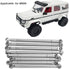 RC Tie Rod: 8PCS Metal Full Car Tie Rod for MN86 Series Model Upgrade, RC Car Parts, Silver