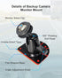 INSEETECH Fan-Shaped Mount for Backup Camera Monitor System - Universal Reverse View Bracket for Car RV Truck Van