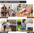 4 Inch Toddler Booster Seat for Dining Table, Portable Booster Seat for Kitchen Chair, High-Density Foam Cushion