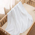 100% 4-Layer 47 47 inches, PHF Baby Muslin Swaddle Blanket, Cotton Soft Breathable Receiving Blankets for Boys