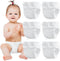 Max Shape 6 Pack Wearable Cotton Cloth Dipper Pants for Baby Girls