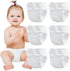 Max Shape 6 Pack Wearable Cotton Cloth Dipper Pants for Baby Girls