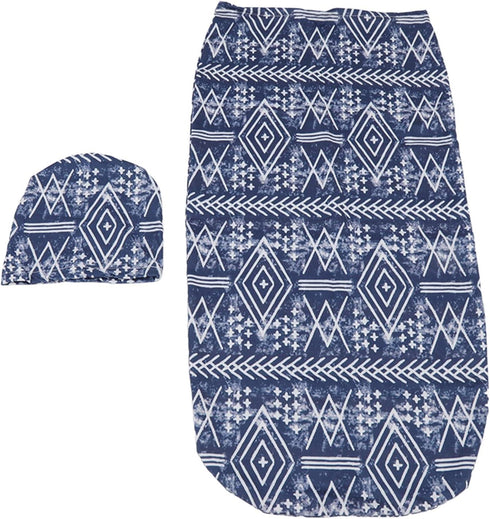 Set Set 0 3 (#3) Soft Elastic Anti Startle Baby Swaddle Blanket Hat Newborn Wrap Baby Hat for to Months Cattle Bag Anti