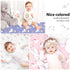 3 Pack 52x28 Baby Crib Sheets Girl, Toddler Bed Sheets for Standard Toddler Mattresses, Soft Microfiber Fitted Crib