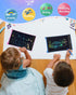 TECJOE 2 Pack LCD Writing Tablet, 8.5 Inch Colorful Doodle Board for Kids - Learning Toys Birthday Gifts