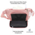 Suessie Fanny Pack Diaper Bag with Baby Changing Pad & Waterproof Wipes Pocket, Stroller Organizer
