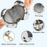 YETTASBIN Cow Print Portable Pacifier Holder Case with Metal Hook Buckle & Zipper for Diaper Bag and Stroller