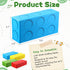 24 Pack Large Cardboard Building Blocks for Kids, Jumbo Stacking Game, 9.8" x 4.7" x 2.8"