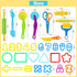 Set, 56 Sets 4-8, LCY WEDSHI Dough Tool Pcs Dough Tools for Kids Ages Dough Accessories Includes Alphabet Numbers