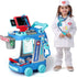 Liberry Doctor Kit for Kids Aged 3-5, Pretend Playset with Cart, Costume, and Stethoscope for Role Play