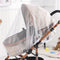 BQSAZHYJ Mosquito Net for Stroller,Baby Pram Net Portable Star Print Stroller Netting Cover