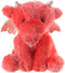 Apricot Lamb Toys Red Plush Dragon Dinosaur Stuffed Animal, 8 Inches, Soft Cuddly