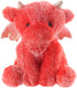 Apricot Lamb Toys Red Plush Dragon Dinosaur Stuffed Animal, 8 Inches, Soft Cuddly