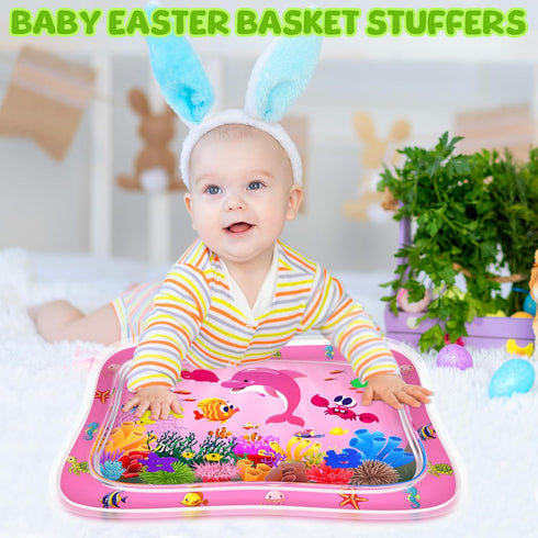 ZMLM Tummy 3 6 9 12 Baby Time Water Mat for Babies: Baby Toys Gifts for Newborn Infant Month Boy Girl Inflatable
