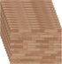 Furbeko 35 Pcs Miniature Dollhouse Wallpaper Self-Adhesive Mini DIY Floorboards Wall Paper Real