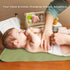 Elantrip Changing Pad for Bed - Leather Changing Pad for Baby, Portable Baby Changing Mat Travel, Compact Diaper Change