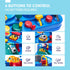 3 3-4, Hahaland Year Old Boy Toys - Race Track Toys, Car Toy for Boys Puzzle Track Rescue Racer Game with Magnetic