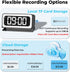 Gyliziex 2K 5G 2.4G Clock Camera, & WiFi Indoor Pet Nanny Cameras with Alarm for Home, Full Color Night Vision, Human