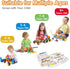 3 4 5 6 7 8 3-5 5-7 4-8 6-8, Set MOONTOY STEM Kits Building Toys for Year Old Boy Girl Birthday Gift, Educational