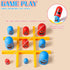AIUAZA 2 (1PC) Tic Tac Toe Strategic Board Game for Kids and Family,Party Tabletop Games, Strategy Head to Head