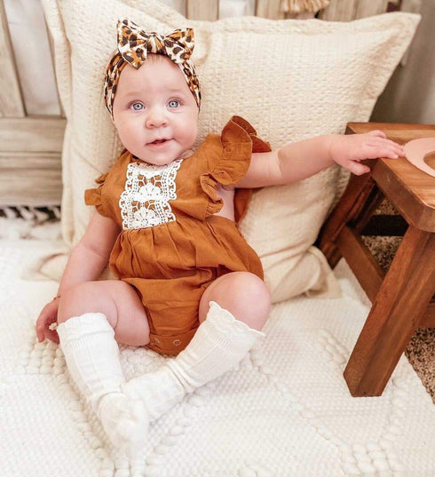 Baby Girl Nylon Headbands with Bows - Newborn Infant Toddler Hair Accessories