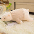 MMTTAO 20 Inch 20Inches Stuffed Polar Bear Animal Plush Toy Large White Sleeping Bear Animal Stuff Soft Plushies Cute