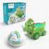 Interactive Dinosaur Toy Car with Smart Follow Ball, Gesture Control, Rechargeable Dino Toys for 3 Year Old Boys and
