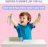 BUNMO Sensory Toys Stretchy Strings - Fidget Toys for Toddlers 3+, Glitter 6 Pack for Hours of Fun