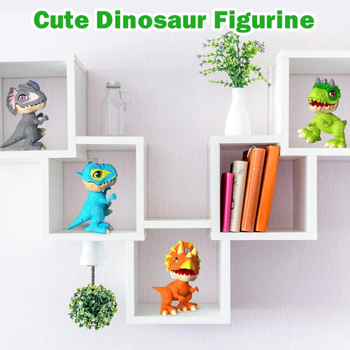 3 4 5 6 8 4-Pack Dinosaur Toys Gifts for Year Old Kids, Dinosaur Action Figures with Movable Joints & Realistic