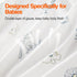 2 Pack 47"x47" Swaddle Blankets for Newborn, Soft Nursery Receiving Blankets for Newborn, Muslin Swaddle Blankets Large