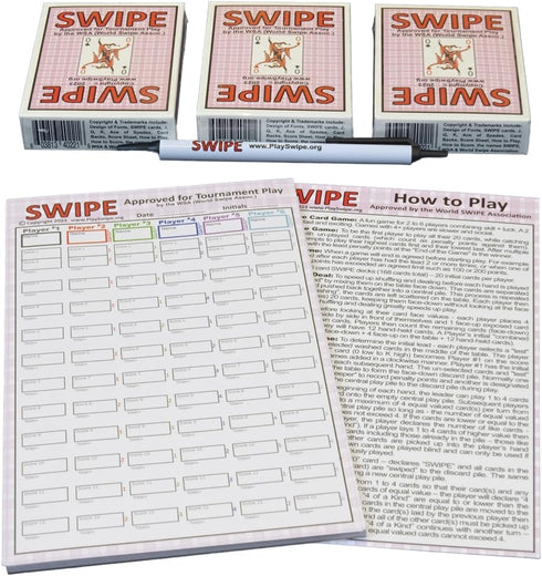 Swipe Card Game - Fun Card Game for Adults and Families - Great Strategy Game for Couples and Game Night
