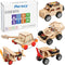 Poraxy 5 in 1 STEM Kits for Kids Age 8-10, Science Building Projects and Model Car Kits for Ages 8-13
