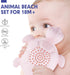 Beach Toys for Toddlers 1-3, Sand Toys Set with Baby Bucket, Rake, Shovel for Outdoor Play, Travel Toys for 1 Year Old