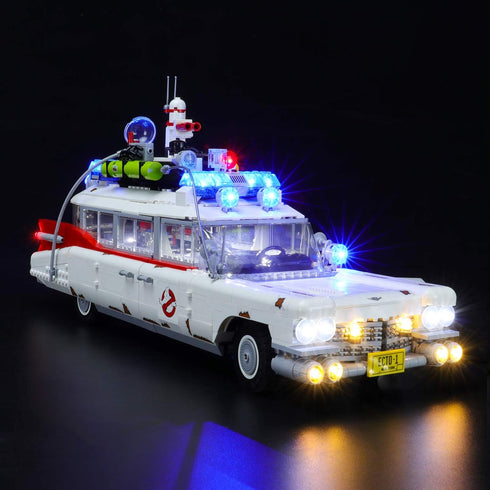 Lightailing Light Set for ECTO-1 Building Blocks Model LED Light Kit Compatible with Lego 10274 (Model Not Included)