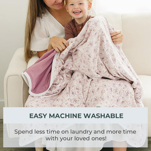 Premium Blossom Baby Blanket - Soft and Stretchy Quilt for Kids