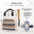 Backpack pack Western Diaper Bag with Changing Pad, Large Baby Bags with Stroller Straps & Insulated Pockets