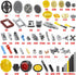 852pcs Technic-Parts Gears, Axle, Pin, Connector Compatible with Lego-Technic, MOC Pieces for Toy Building Sets
