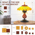 Ideas Table Lamp Mini Building Block Set, Creative Retro-Style Model for Home Décor