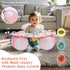 3-36 Baby Donut Sit Me Up Floor Seat for Months, Inflatable Baby Seat with Cover, Activity Chair for Sitting up