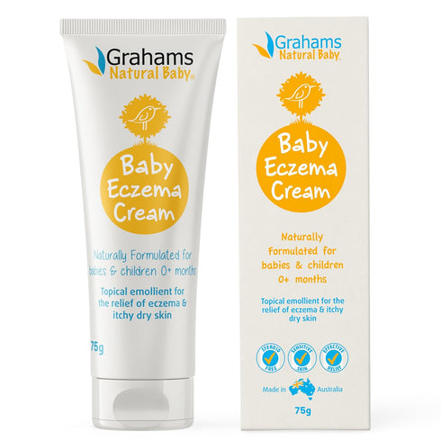 Grahams Natural Baby Eczema Cream Moisturizer for Newborn-12 Years | Rash, Redness,