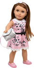Gift Boutique 18 Inch Poseable Girl Doll with Fine Hair, Clothes, Shoes, Purse, Accessories, Princess Doll for Kids