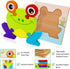 Wooden Montessori Puzzles for Toddlers, Educational Toy for 1-3 Year Old Girls Boys, Kids Puzzle Ages 2-4