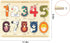 Puzzles for Toddlers 2-4, Wooden Peg Puzzle for Preschool Kids, Number Learning Baby Board Toys, 1 2 3 Shape Knob Puzzle